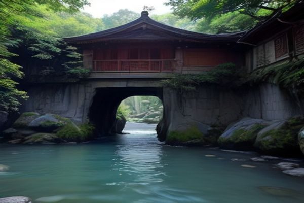 法庭内景，法官席与被告席，象征网络违规内容传播的法律审判场景，庄严肃穆